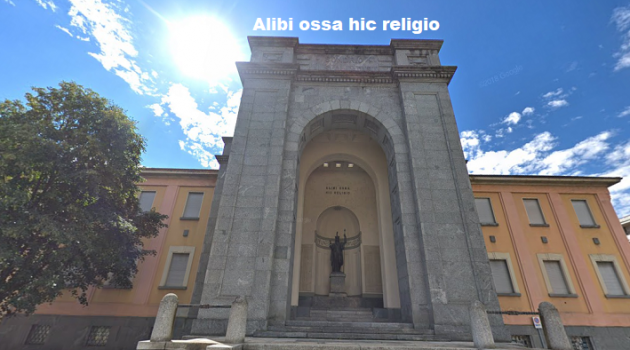 Altrove le ossa qui rendo onore