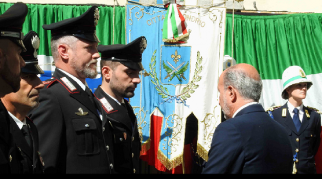 Premiazione da parte del Prefetto dr. Scalia