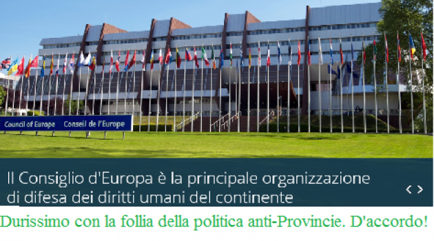 La sede del Consiglio d'Europa a Strasburgo