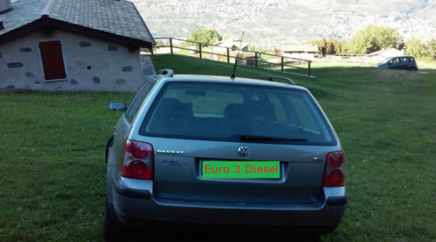 Un'auto Euro 3 Diesel