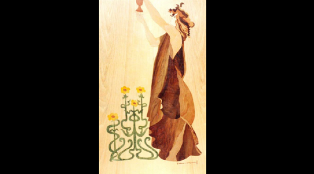 Intarsio su legno (Floriana Palmieri)