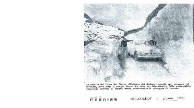 Gavia con un po' di neve (anche 5 metri!)