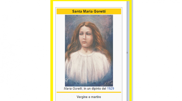 Maria Goretti, un simbolo