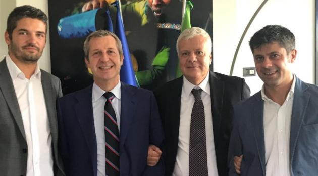 da sinistra Oregioni, Della Vedova, Galletti, Della Bitta