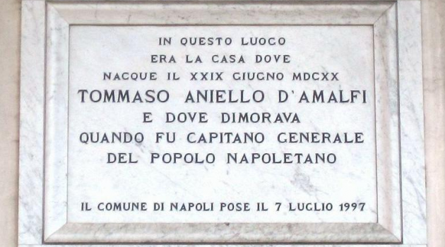 Il Comune pose 372 anni dopo la sua morte