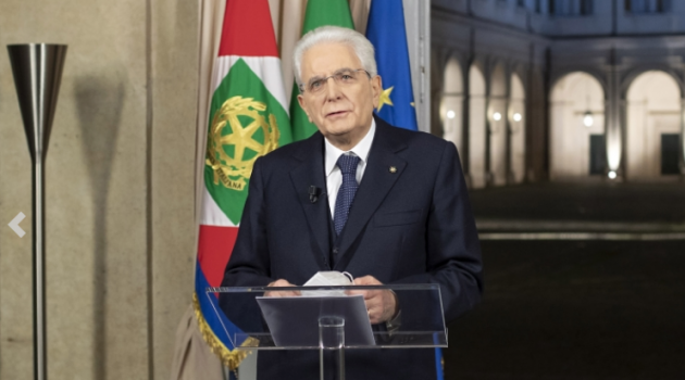 Il Presidente Mattarella, messaggio di fine anno, 31 dicembre 2020
