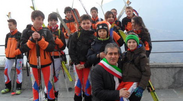 Graziano Murada quand'era Sindaco di Albosaggia