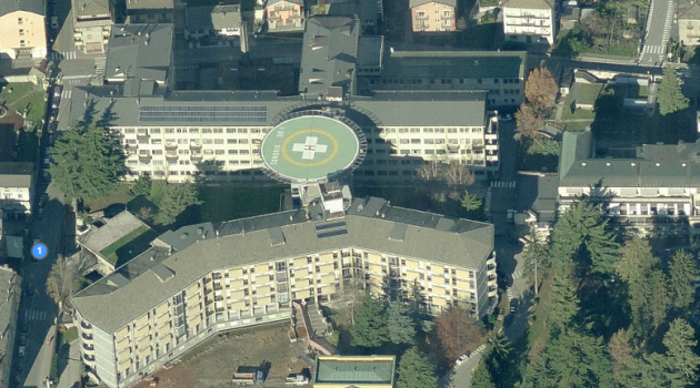 L'ospedale di Sondrio