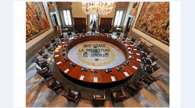 Sala del Consiglio dei Ministri. Il Governo provveda!