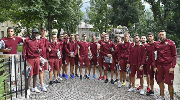 Il Torino alle Terme di Bormio lo scorso anno