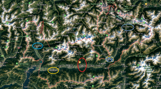 Valtellina vista dal cielo