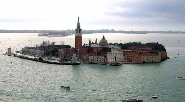 L'isola di San Giorgio sede dell'evento